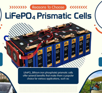 Reasons to choose LifePO4 Prismatic Cells